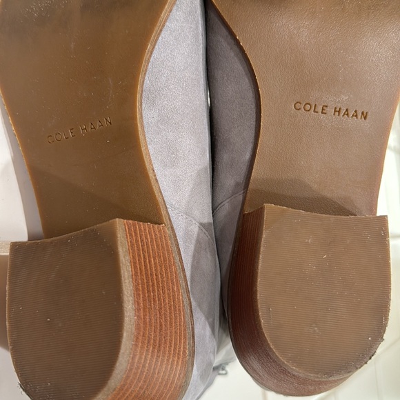 Cole Haan Jayne Lasercut Suede Bootie - Gray - Size 10.5 - Picture 8 of 11